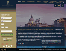 Tablet Screenshot of hotelsansebastianogarden.com